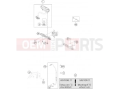 KTM 125 EXC  SIX-DAYS (F7103O2) [EU] 2015 INSTRUMENTS / LOCK SYSTEM
