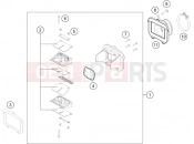 KTM 125 EXC  SIX-DAYS (F7103O2) [EU] 2015 REED VALVE CASE
