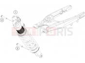KTM 350 EXC-F (F8275O9) [US] 2015 SHOCK ABSORBER