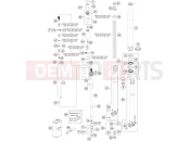KTM 450 SX-F (F8401O5) [EU] 2015 FRONT FORK DISASSEMBLED