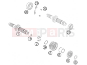 KTM 450 SX-F (F8401O5) [EU] 2015 TRANSMISSION I - MAIN SHAFT