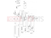 KTM 1190 ADVENTURE R ABS (F9903N6) [EU] 2014 FRONT FORK DISASSEMBLED