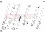 DUCATI Monster 620 Dark FRONT FORK » FRONT SUSPENSION