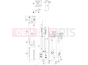 KTM 1190 ADVENTURE ABS ORANGE (F9903N5) [EU] 2014 FRONT FORK DISASSEMBLED