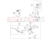KTM 1190 ADVENTURE ABS ORANGE (F9903N5) [EU] 2014 FRONT BRAKE CONTROL