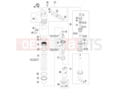 KTM 450 SMR (F8403N0) [EU] 2014 SHOCK ABSORBER DISASSEMBLED