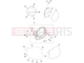 KTM 450 SMR (F8403N0) [EU] 2014 CLUTCH COVER
