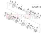 KTM 300 XC-W (F7475N3) [US] 2014 TRANSMISSION II - COUNTERSHAFT