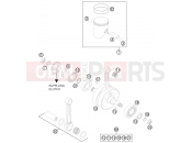 KTM 300 XC (F6475N5) [EU, US] 2014 CRANKSHAFT, PISTON