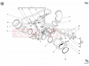 DUCATI Monster 620 Dark THROTTLE BODY » INTAKE, CARBURETTOR