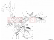 DUCATI Monster 620 Dark FOOTRESTS, LEFT » UNCLASSIFIED