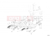 DUCATI Monster 620 Dark FOOTRESTS, RIGHT » UNCLASSIFIED