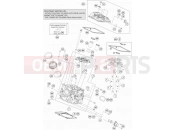 KTM 1190 ADVENTURE ABS GREY (F9975M4) [US] 2013 CYLINDER HEAD REAR