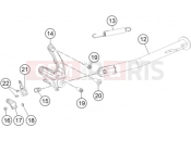 KTM 1190 ADV. ABS ORANGE WES. (F9903M8) [EU] 2013 SIDE / CENTER STAND
