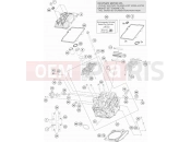KTM 1190 ADV. ABS ORANGE WES. (F9903M8) [EU] 2013 CYLINDER HEAD FRONT
