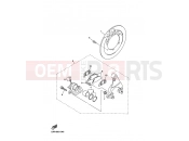YAMAHA FJR1300A (5VS1) 2003 HINTERRAD BREMSSATTEL