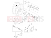 KTM 990 SUPERMOTO  R   ABS (F9823M1) [FR] 2013 REAR WHEEL