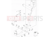 KTM 990 SUPERMOTO  R   ABS (F9823M1) [FR] 2013 REAR BRAKE CONTROL