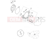 KTM 350 XCF-W (F8275M3) [US] 2013 CLUTCH COVER