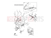 YAMAHA FZS 1000 FZ1 Fazer FZS1000S FAZER (5LVN) 2003 COWLING 1