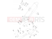 KTM 690 ENDURO R (9775J8) [US] 2010 EXHAUST SYSTEM