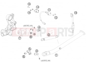 KTM 690 ENDURO R (9703J8) [EU] 2010 SIDE / CENTER STAND