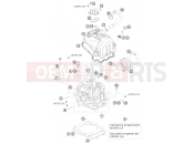 KTM 690 ENDURO R (9703J8) [EU] 2010 CYLINDER HEAD
