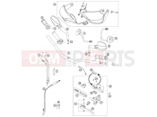 KTM 990 SUPERMOTO  T SILVER (9803J2) [EU] 2010 HANDLEBAR, CONTROLS