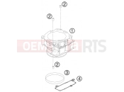 KTM 450 SMR (8403J0) [EU] 2010 CYLINDER