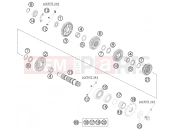 KTM 450 SMR (8403J0) [EU] 2010 TRANSMISSION II - COUNTERSHAFT