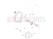 KTM 690  SUPERMOTO LIM.ED (9703I1) [EU] 2009 FRONT WHEEL