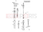 KTM 450 XC ATV (8401IQ) [EU] 2009 SHOCK ABSORBER DISASSEMBLED