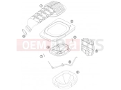 KTM 450 XC ATV (8401IQ) [EU] 2009 AIR FILTER
