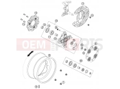 KTM 450 XC ATV (8401IQ) [EU] 2009 FRONT WHEEL