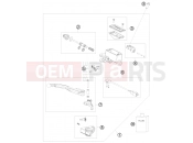 KTM 450 XC ATV (8401IQ) [EU] 2009 FRONT BRAKE CONTROL