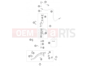 KTM 450 XC ATV (8401IQ) [EU] 2009 REAR BRAKE CONTROL