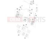 KTM 450 XC ATV (8401IQ) [EU] 2009 FRONT BRAKE CALIPER