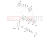 KTM 450 XC ATV (8401IQ) [EU] 2009 TRANSMISSION I - MAIN SHAFT