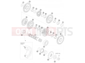 KTM 450 XC ATV (8401IQ) [EU] 2009 TRANSMISSION II - COUNTERSHAFT