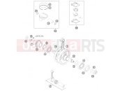 KTM 250 XCF-W (8176I9) [ZA] 2009 CRANKSHAFT, PISTON