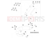 KTM 125 EXC  SIX-DAYS (7103I2) [EU] 2009 EXHAUST SYSTEM