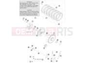 KTM 125 EXC  SIX-DAYS (7103I2) [EU] 2009 CLUTCH
