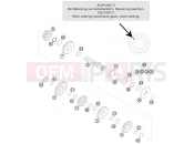 KTM 125 EXC  SIX-DAYS (7103I2) [EU] 2009 TRANSMISSION II - COUNTERSHAFT