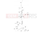 KTM 450 EXC (8403I4) [EU] 2009 REAR BRAKE CONTROL