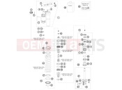 KTM 250 SX (6301I0) [EU] 2009 SHOCK ABSORBER DISASSEMBLED