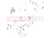 KTM 65 SX (6001I6) [EU] 2009 EXHAUST SYSTEM