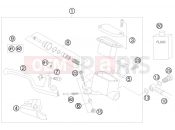 KTM 65 SX (6001I6) [EU] 2009 FRONT BRAKE CONTROL