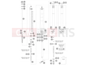 KTM 950 SUPER ENDURO  R (9860H9) [AU, GB] 2008 FRONT FORK DISASSEMBLED
