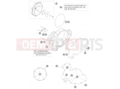 KTM 950 SUPER ENDURO  R (9860H9) [AU, GB] 2008 CLUTCH COVER