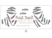 KTM 990 ADVENTURE S (9803H3) [EU] 2008 DECAL
